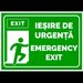 Semn pentru iesire de urgenta emergency exit